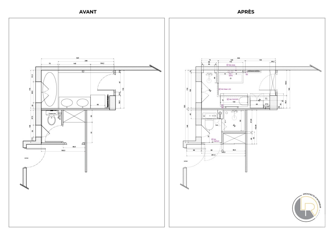 Plan architecte intérieur saint germain en laye